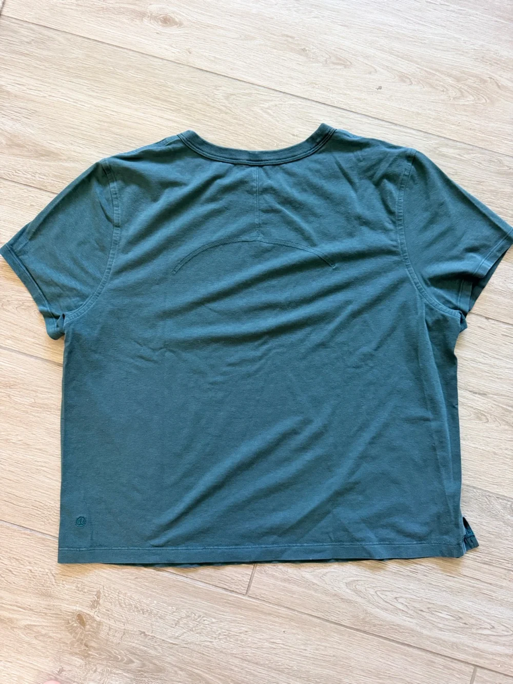 lululemon athletica Short Sleeve Crew Tee in Teal Green